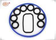 X Shape Section Fuel Resistance Black and Blue NBR Rubber Quad Ring