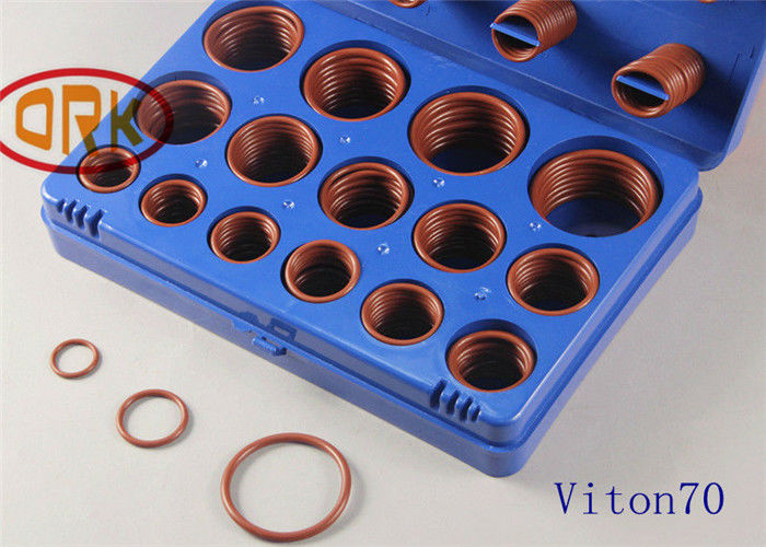 Customized FKM O Ring Kits Low Temperature Resistant ±15 Volume Change