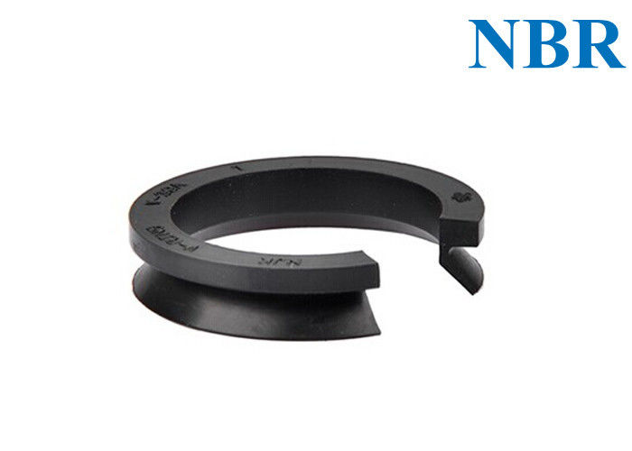 ORK Black Molding Rubber Parts , Nitrile Rubber V Ring Wear Resistance