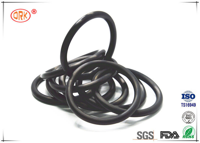 Custom Nitrile Rubber O Ring Encapsulated Excellent Gasoline / Oil