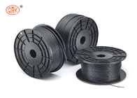 Black EPDM Solid Extrusion Profile Rubber Strip Excellent Water Resistance O Ring Cord