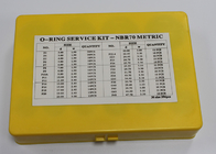 5A Yellow O Ring Kits 382pcs , Metric O Rings Low Temperature Resistant