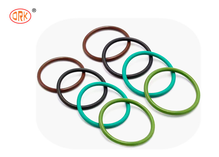 FKM NBR EPDM Silicone O Ring , 30-90 Shore Hardness Rubber Seal O Ring