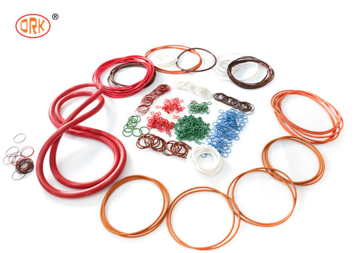 Different Size Color NBR EPDM FKM AEM AS568 Colored Rubber O Rings For Turbo