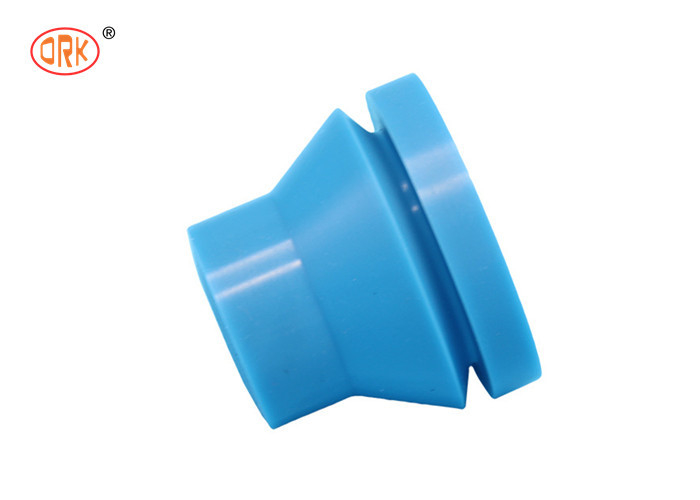 Excellent Rebound Resistance Blue Color Custom Mold Silicone Rubber Bushing