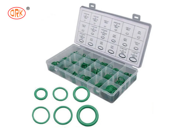 Green HNBR 240PCS O Ring Box 18 Sizes O Ring Kit For Air Conditioning