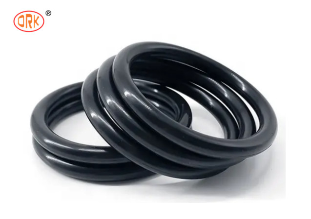 Black Heat Resistance IIR O Ring Seals Butyl Rubber Ring For Conveyor Belt
