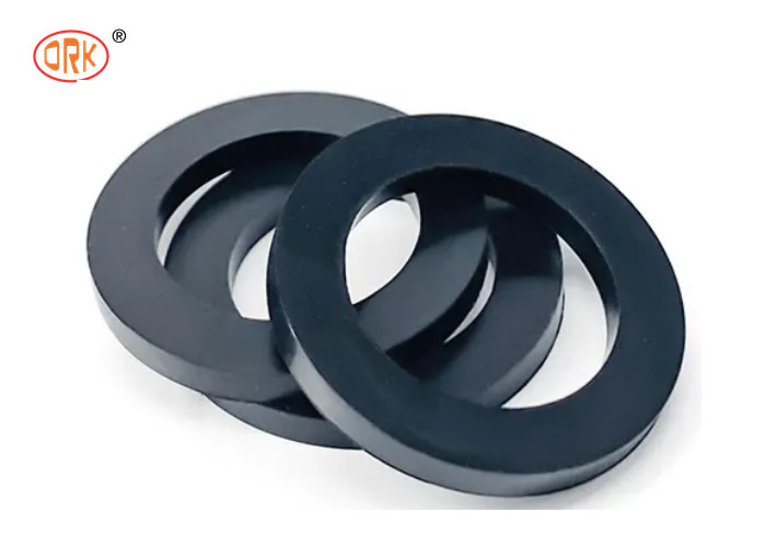 Black Waterproof Flat Ring NBR 70 Shore Rubber Washer For Subaquatic Equipment