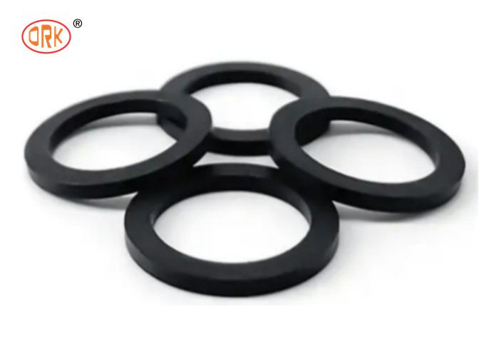 Black Waterproof Flat Ring NBR 70 Shore Rubber Washer For Subaquatic Equipment