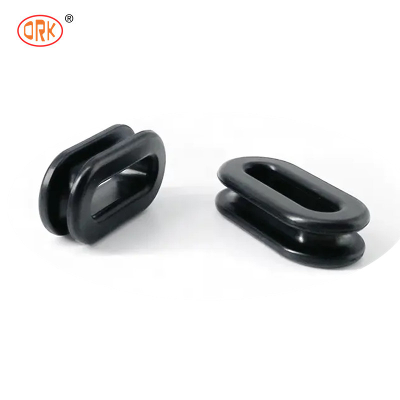 Industrial Grade Silicone Rubber Grommets With Tensile Strength Protect Wires Customized Electric Cable Protect
