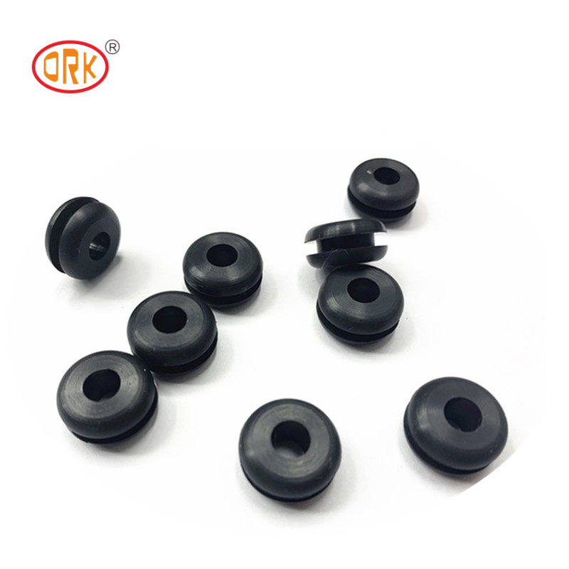 ORK Rubber Molded Parts FDA Certified Non Toxic Silicone Rubber Grommets Tensile Strength 1000 PSI