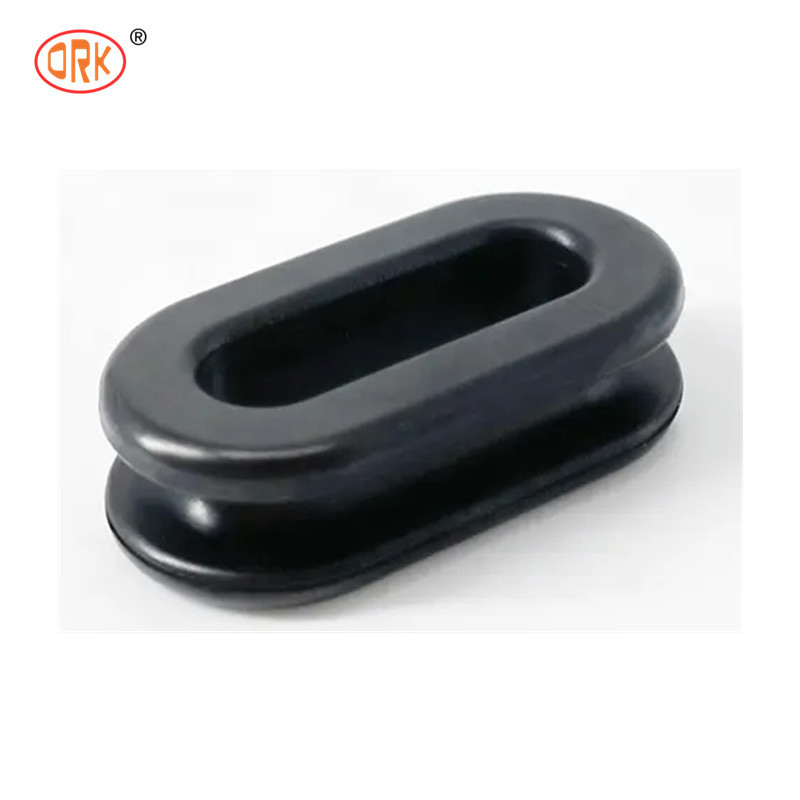ORK Rubber Molded Parts FDA Certified Non Toxic Silicone Rubber Grommets Tensile Strength 1000 PSI