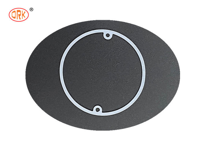 White Non-flammable Rubber Silicone Flat High Pressure O Ring Seals Customized Size
