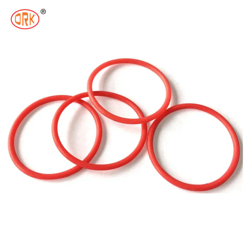 FDA VMQ Red Silicone Rubber Medical O Rings With Excellent Tear Resistance Performance
