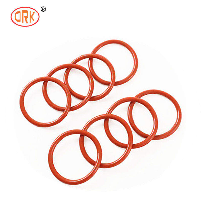 FDA VMQ Red Silicone Rubber Medical O Rings With Excellent Tear Resistance Performance