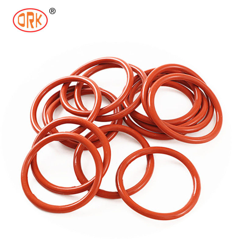 FDA VMQ Red Silicone Rubber Medical O Rings With Excellent Tear Resistance Performance