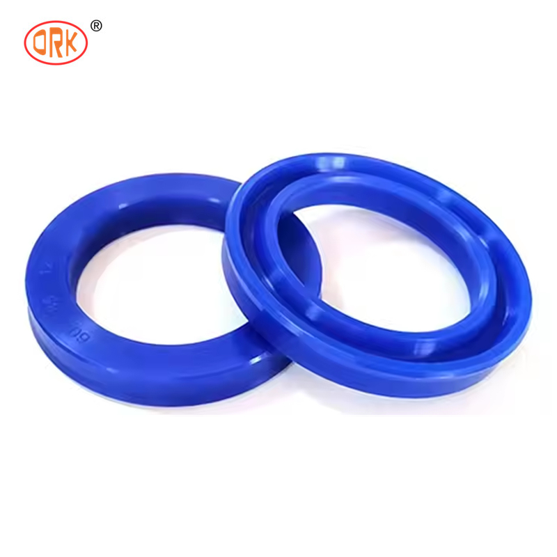 Blue NBR U Cup Ring Seal for Hydraulic Cylinders with Excellent Abrasion-Resistance and Good Rebound Resistance