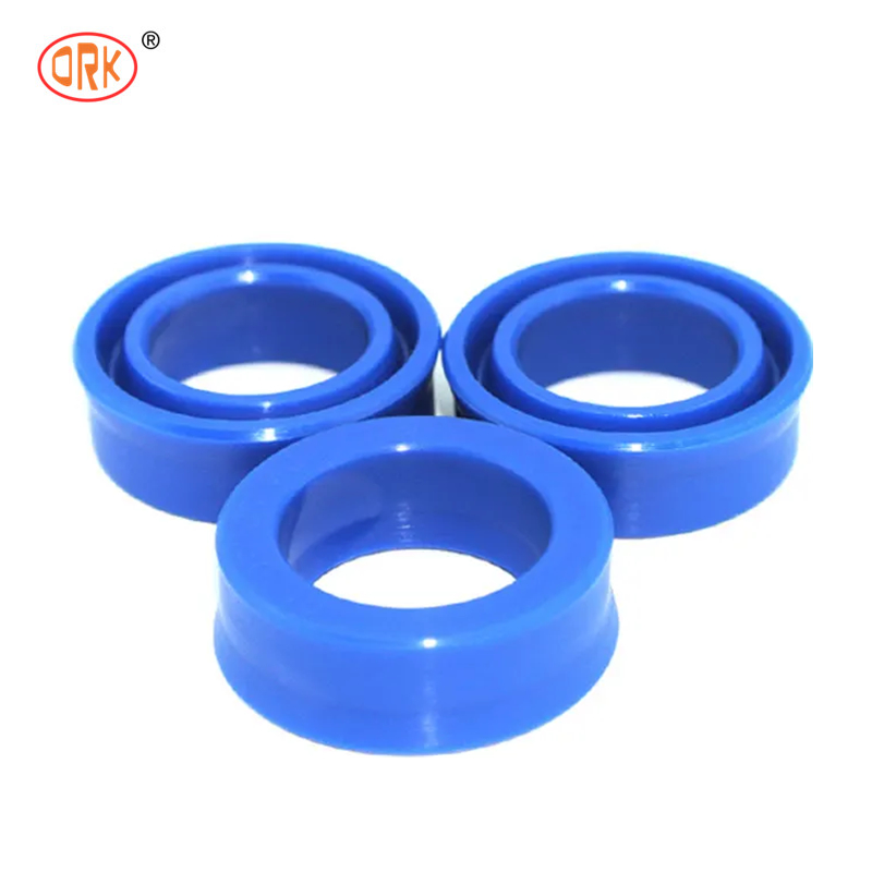 Blue NBR U Cup Ring Seal for Hydraulic Cylinders with Excellent Abrasion-Resistance and Good Rebound Resistance