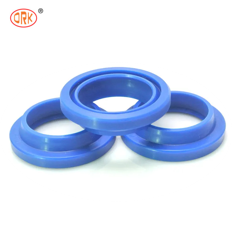 Blue NBR U Cup Ring Seal for Hydraulic Cylinders with Excellent Abrasion-Resistance and Good Rebound Resistance