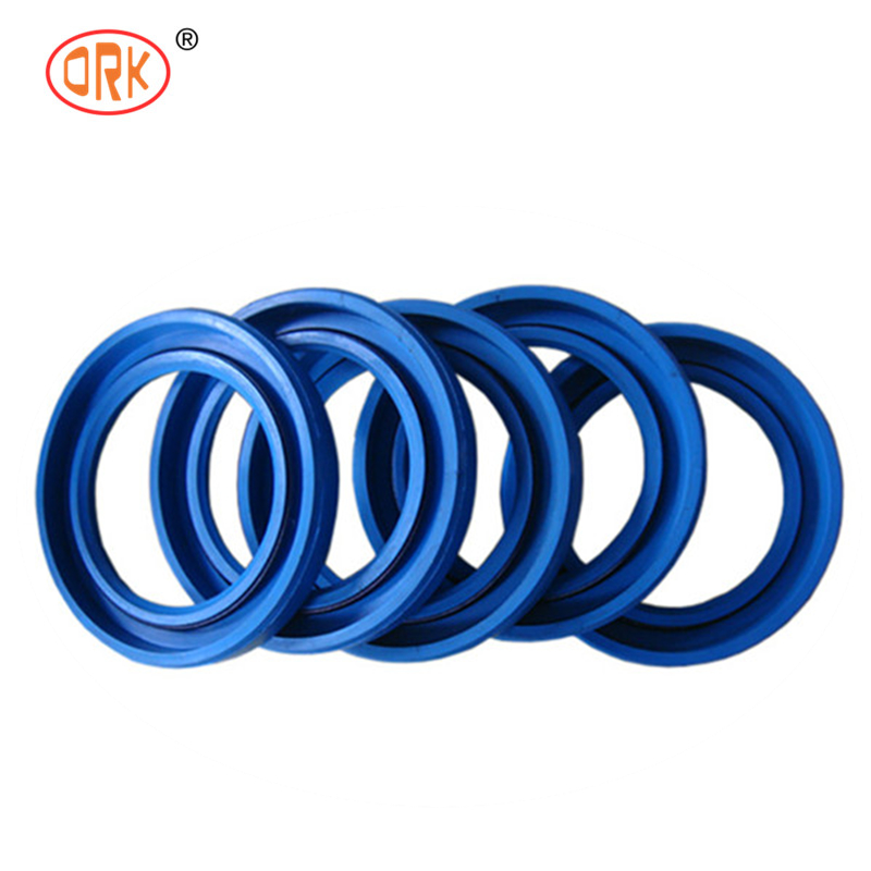 Blue NBR U Cup Ring Seal for Hydraulic Cylinders with Excellent Abrasion-Resistance and Good Rebound Resistance