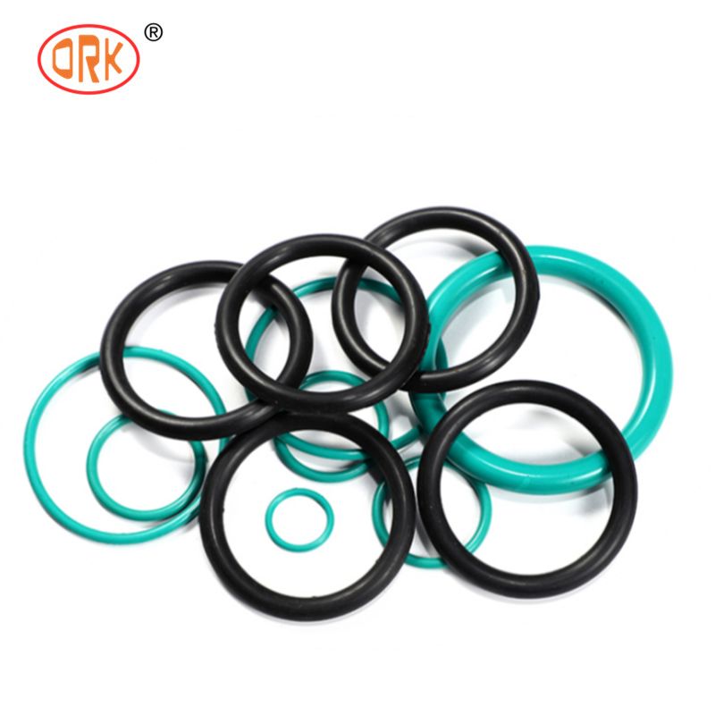 Green FVMQ Fluorosilicone Heat Resistant O Ring Manufacturer For Refining Oil Equipment