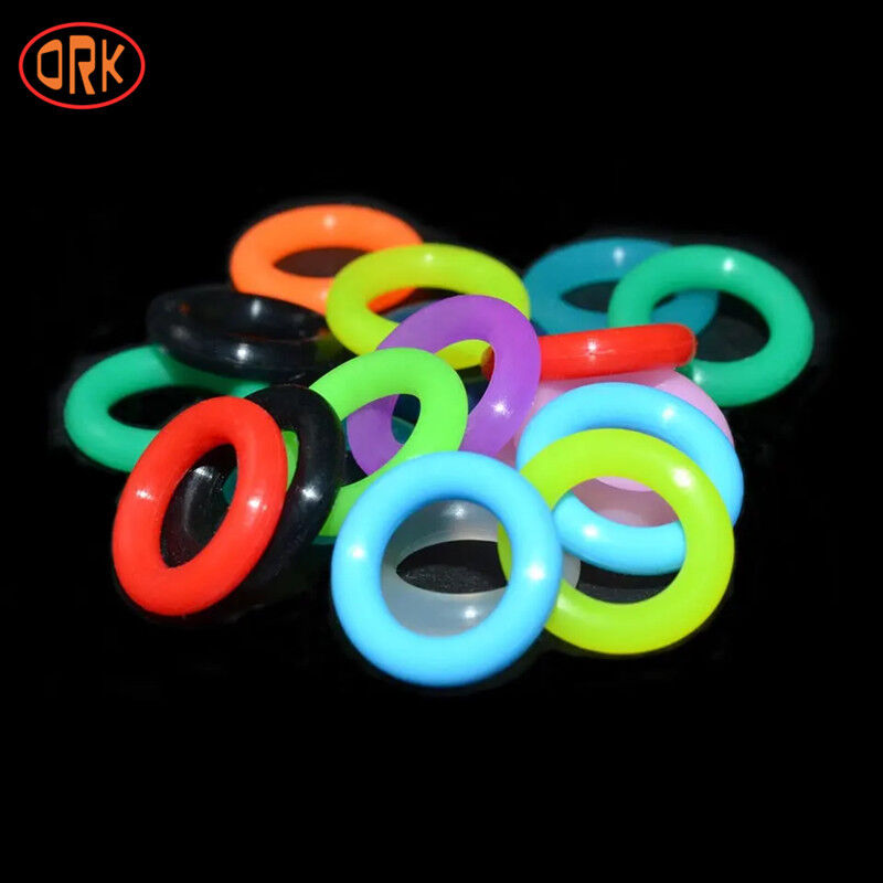 FKM O‑Ring, NBR EPDM Silicone HNBR Rubber O Ring Seals, High Chemical Resistance Oil Resistant Sealing Gasket for Hydraulic Pneumatic Machinery