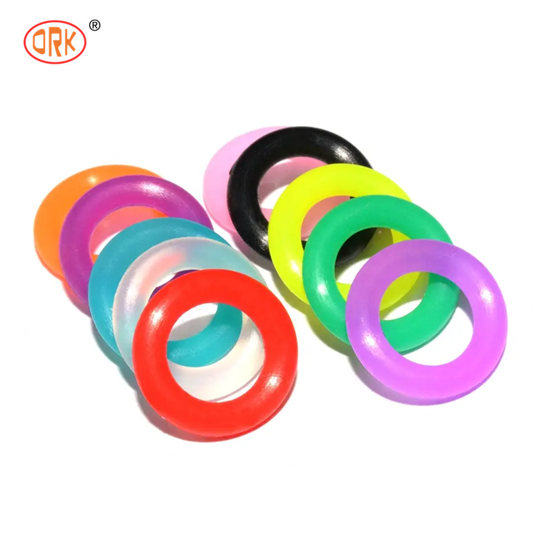 VMQ Silicone O Ring, Multi Material Rubber O-Rings FKM NBR EPDM HNBR, High & Low Temperature Resistant Seals for Food Medical Electrical Equipment