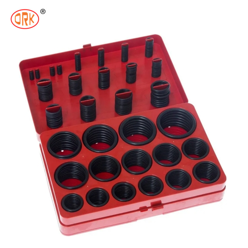 NBR Nitrile O Ring Kit, Multi Material Rubber O-Ring Set, Leakproof Sealing Rings, Suitable for Auto, Excavator, Pipeline Maintenance