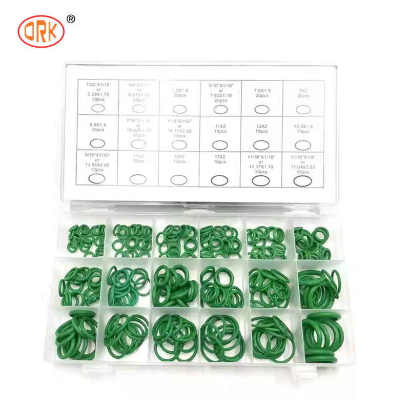 NBR Nitrile O Ring Kit, Multi Material Rubber O-Ring Set, Leakproof Sealing Rings, Suitable for Auto, Excavator, Pipeline Maintenance