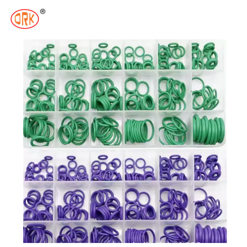 NBR Nitrile O Ring Kit, Multi Material Rubber O-Ring Set, Leakproof Sealing Rings, Suitable for Auto, Excavator, Pipeline Maintenance