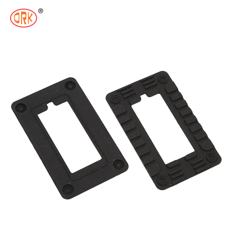 Industrial Rubber Flange Gasket, Optional NBR FKM EPDM Silicone, Chemical & Heat Resistant Seal Gaskets for Machinery Repair & Replacement