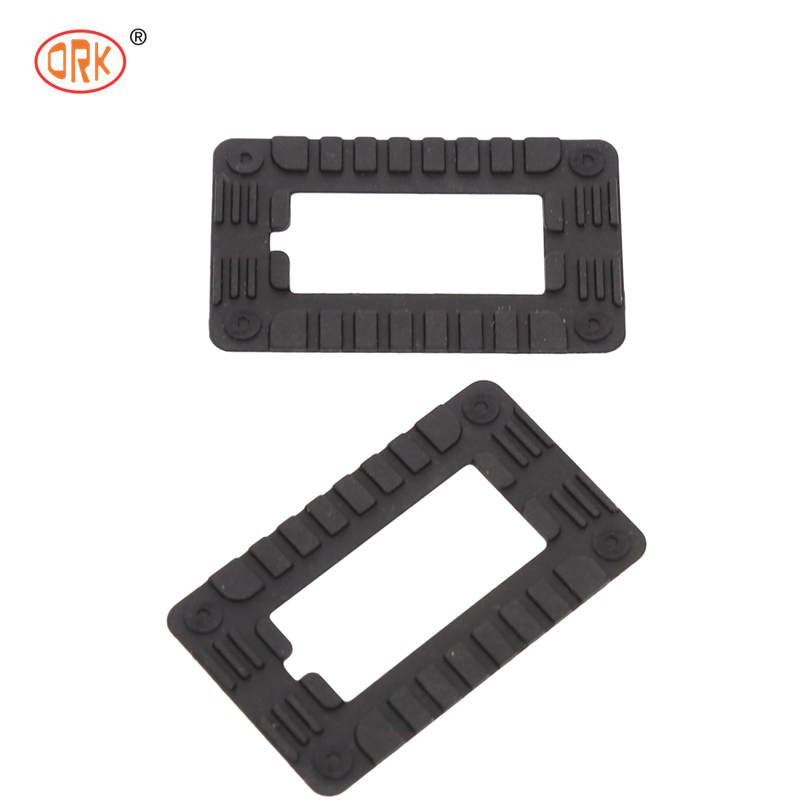 Industrial Rubber Flange Gasket, Optional NBR FKM EPDM Silicone, Chemical & Heat Resistant Seal Gaskets for Machinery Repair & Replacement