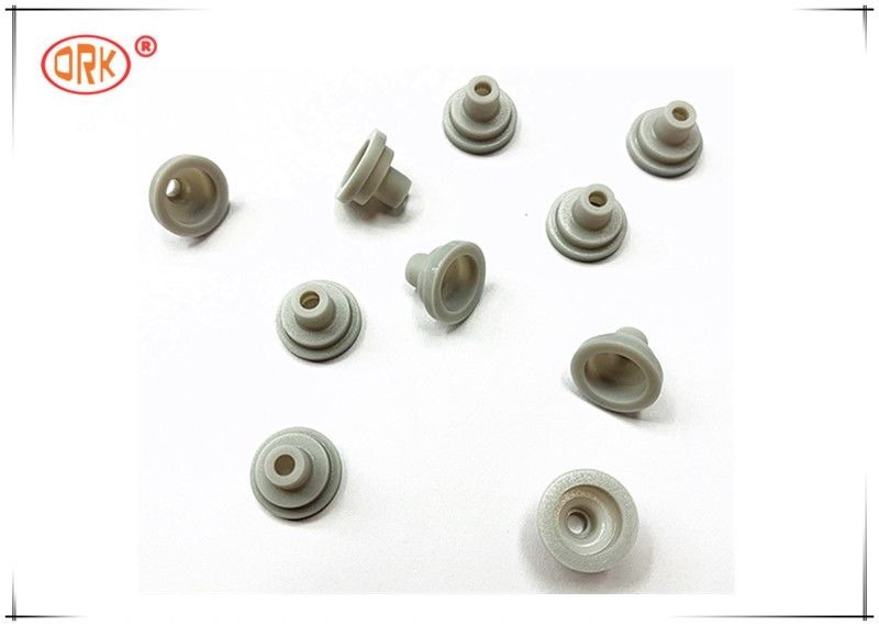 Grey Excellent Rebound Resistance Silicone Rubber Cup Cover For Pneumatic Seals