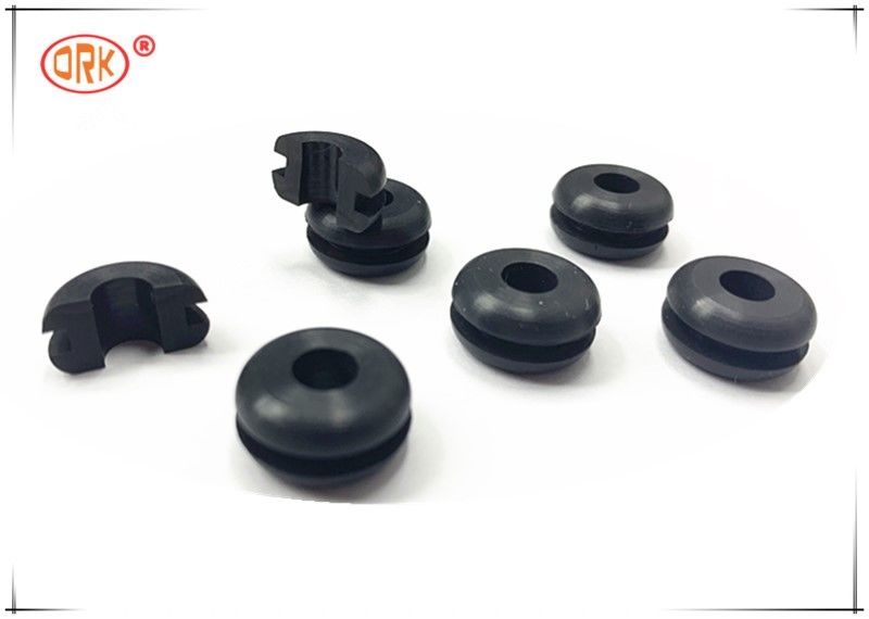Black Good Shock protaction food grade Silicone Rubber Grommet for Pipe