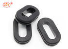 Black 70 shore A EPDM Aging Resistance Oval Rubber Grommet for Tubing